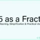 Exploring .375 as a Fraction: Meaning, Simplification & Practical Use