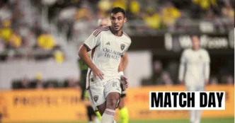 Image of Orlando City player during Pumas clash in Leagues Cup.