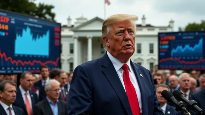 Image of President Trump speaks after firing BLS chief over weak jobs report and tariff concerns.
