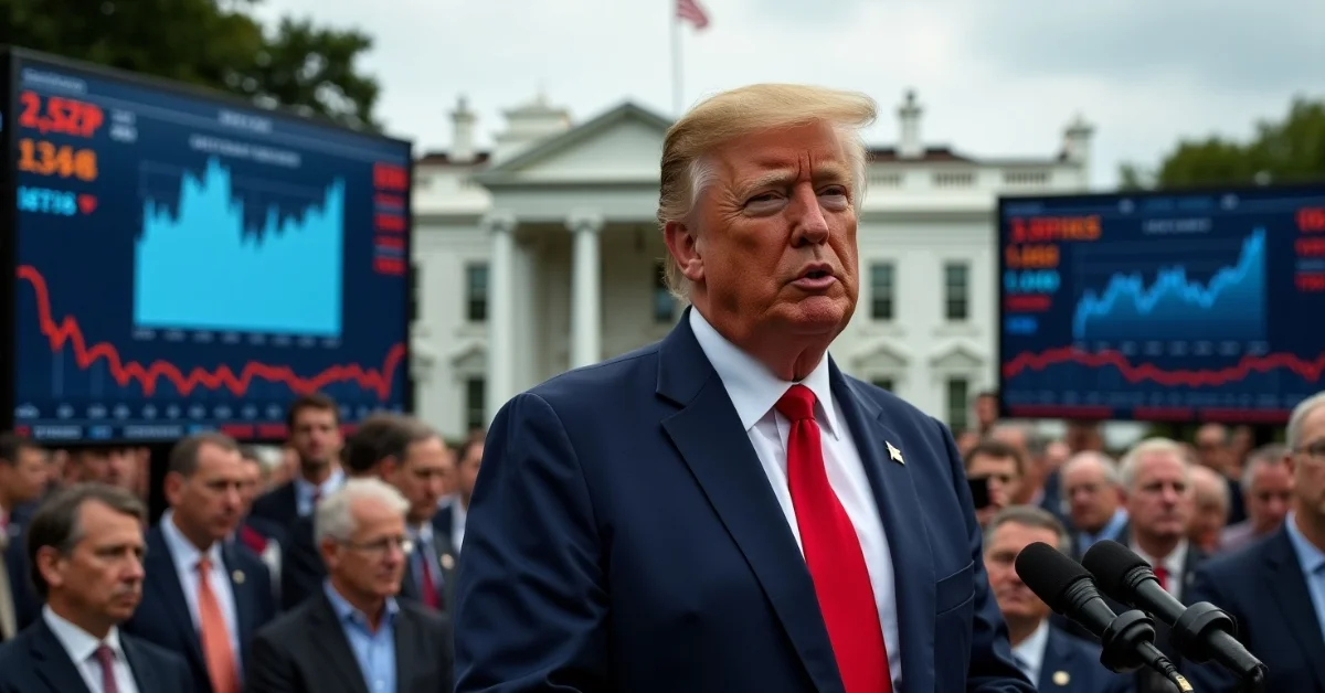 Image of President Trump speaks after firing BLS chief over weak jobs report and tariff concerns.