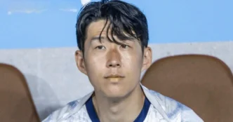 Image of Son Heung-min bids farewell to Tottenham fans after 10 years.