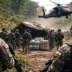 US and Ecuador security forces conduct anti-drug operation in jungle as military helicopter supports raid on narco-terror camp